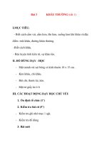 Giáo án lớp 7 môn Công Nghệ: Bài 3 KHÂU THƯỜNG (tiết 1) docx