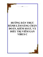 HƯỚNG DẪN THỰC HÀNH LÂM SÀNG CHẨN ĐOÁN, KIỂM SOÁT, VÀ ĐIỀU TRỊ VIÊM GAN VIRUS C pot