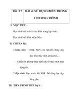 Giáo án tin học 8_tiết 17 pps