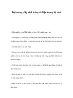 Đại cương - Ký sinh trùng và hiện tượng ký sinh potx