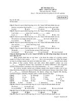 ĐỀ THI HỌC KỲ I MÔN : ANH VĂN LỚP 12 - Mã đề thi 209 pdf