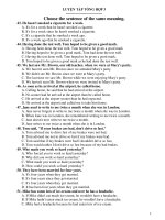 LUYỆN TẬP TỔNG HỢP 3 ppt