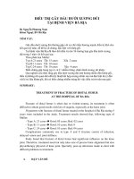 ĐIỀU TRỊ GÃY ĐẦU DƯỚI XƯƠNG ĐÙI ppt