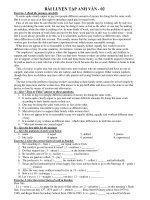 BÀI LUYỆN TẬP ANH VĂN - 02 ppt