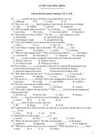 LUYỆN TẬP TỔNG HỢP 6 ppsx