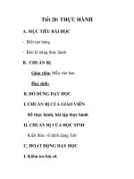 Giáo án tin học 9_ tiết 20 pot