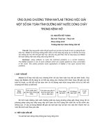 Báo cáo khoa học: 