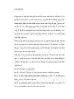 Thay đổi nguồn cung và nguồn cầu về thủy sản với thay đổi lợi nhuận doanh nghiệp potx