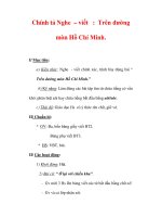 Giáo án Tiếng Việt lớp 3 : Tên bài dạy : Chính tả Nghe – viết : Trên đường mòn Hồ Chí Minh. ppsx