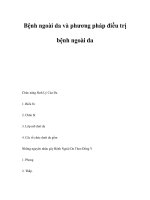 Bệnh ngoài da và phương pháp điều trị bệnh ngoài da ppsx