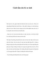 Cách tắm cho bé sơ sinh potx