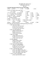 BÀI KIỂM TRA HỌC KỲ II NĂM HỌC 2010-2011 ĐỀ SỐ 1 potx