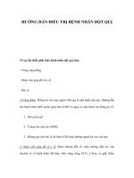 HƯỚNG DẪN ĐIỀU TRỊ BỆNH NHÂN ĐỘT QUỊ pdf