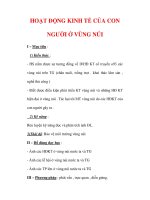 Giáo án ĐỊa lý lớp 7 : Tên bài dạy : HOẠT ĐỘNG KINH TẾ CỦA CON NGƯỜI Ở VÙNG NÚI pot