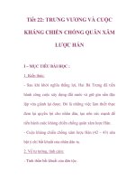 Giáo án lịch sử 6_Tiết 22 potx