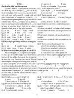 ĐỀ THI THỬ ANH VĂN - ĐỀ SỐ 10 pptx