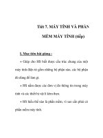 Giáo án tin học 6_ tiết 7 pps