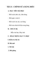 Giáo án tin học 9_ tiết 21 doc