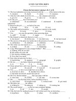 LUYỆN TẬP TỔNG HỢP 4 doc