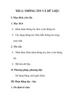 Giáo án tin hoc 10_Tiết 2 pps