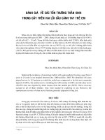 ĐÁNH GIÁ VỀ CÁC TỔN THƯƠNG THẦN KINH TRONG GÃY TRÊN HAI LỒI CẦU CÁNH TAY TRẺ EM ppt