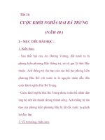 Giáo án lịch sử 6_Tiết 21 potx