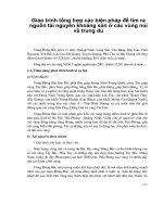 Giáo trình tổng hợp các biện pháp để tìm ra nguồn tài nguyên khoáng sản ở các vùng núi và trung du phần 1 docx