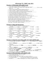 Đề thi thử TN- THPT năm 2011 doc