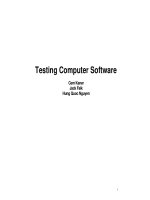 Testing Computer Software phần 1 pdf