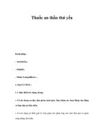 Thuốc an thần thứ yếu docx