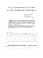 Báo cáo khoa học: 