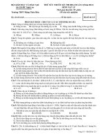 THỬ SỨC TRƯỚC KỲ THI ĐH-CĐ LẦN 1(Năm 2011) MÔN VẬT LÝ - Mã đề thi 123 ppsx