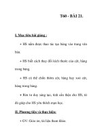 Giáo án tin học 6_ tiết 60 pdf