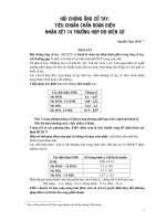 Hội chứng ống cổ tay: tiêu chuẩn chẩn đoán điện pps