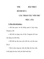 Giáo án tin học 6_ tiết 30 ppt