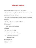 Giáo án Sinh học lớp 6 : Tên bài dạy : Biến dạng của thân potx