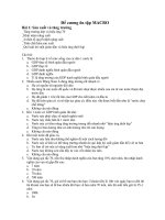 Đề cương ôn tập Macro - Kinh tế vĩ mô potx