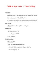 Giáo án Tiếng Việt lớp 3 : Tên bài dạy : Chính tả Nghe – viết : Vàm Cỏ Đông. potx