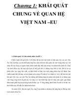 Chương 1: KHÁI QUÁT CHUNG VỀ QUAN HỆ VIỆT NAM –EU _P4 docx