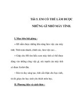 Giáo án tin học 6_ tiết 5 pot