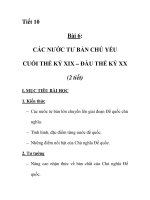 Giáo án lịch sử 8_Tiết 10 ppsx