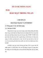 ĐỒ ÁN HỆ THỐNG MẠNG BẢO MẬT TRONG WLAN chương 2_1 potx