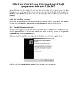 Giáo trình phân tích quy trình ứng dụng kỹ thuật tạo partition mới trên ổ đĩa SSD p1 docx