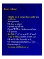 Bài giảng sinh hóa -Hóa sinh Hormon part 2 potx
