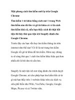 Một phong cách tìm kiếm mới lạ trên Google Chrome pdf