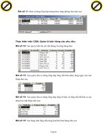 Giáo trình phân tích nguyên lý ứng dụng kỹ thuật để tạo một select query và crosstab query p3 docx
