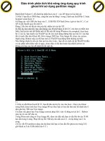 Giáo trình phân tích khả năng ứng dụng quy trình ghost khi sử dụng partition magic p1 docx