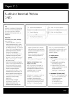 acca test book Audit and Internal Review doc