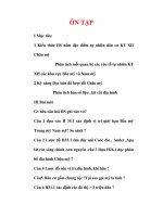 Giáo án ĐỊa lý lớp 7 : Tên bài dạy : ÔN TẬP pptx