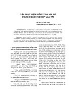 Báo cáo khoa học: 